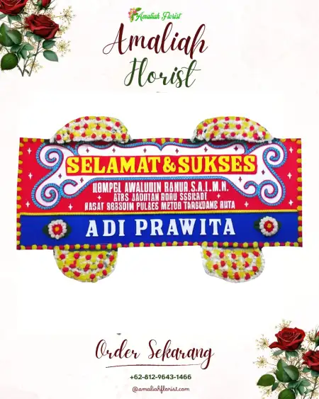 Papan Bunga Ucapan Selamat Bugangin